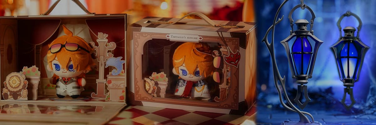 Genshin Impact Merchandise Update: Tartaglia Mini Doll Gift Box and Flins Night Light Open Pre-Orders on January 1