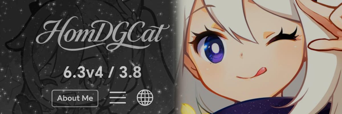 HomDGCat Wiki 结束测试版泄露内容覆盖，将仅更新《原神》正式服数据
