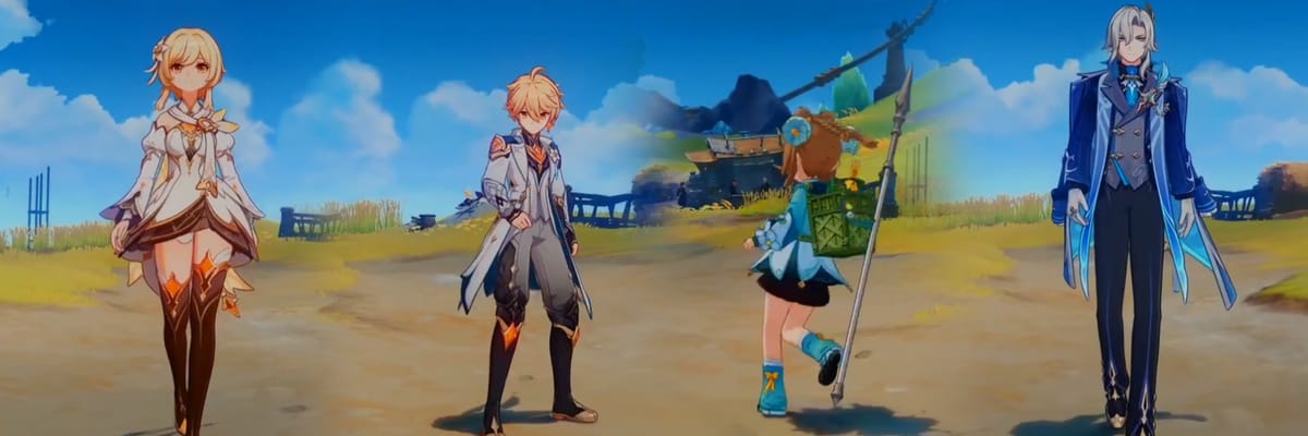 Genshin Impact 6.3 Traveler Buffs, New Skins Gameplay, and Early 6.4 Dornman Port Expansion Tease