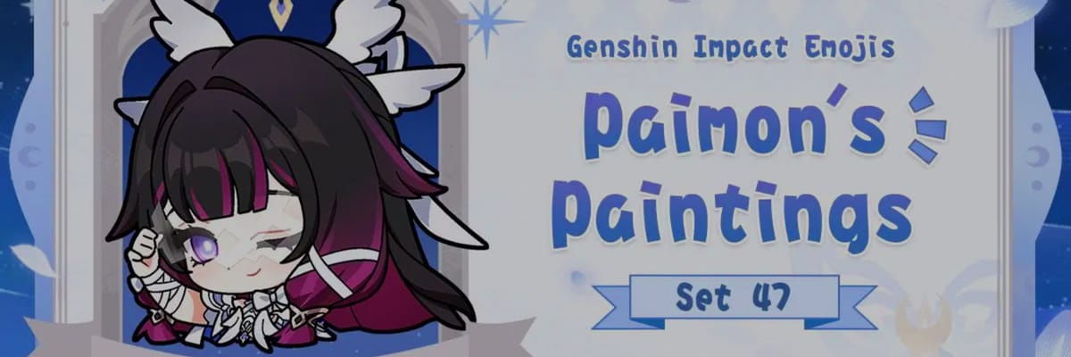 Genshin Impact Releases Paimon’s Paintings Set 47 Emojis on HoYoLAB