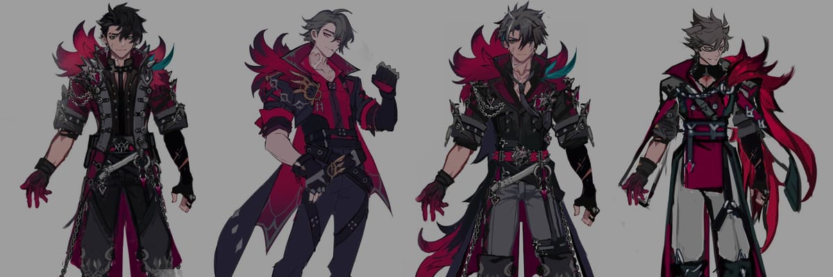 Genshin Impact Reveals Wriothesley Concept Arts Showcasing the Creation of the Character