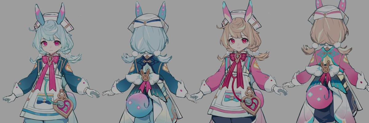 Genshin Impact Reveals Sigewinne Concept Arts Highlighting the Creation of Her Unique Outfit