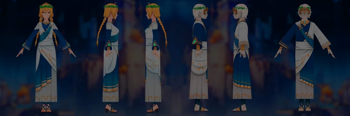 Genshin Impact 6.5 Leak Reveals New NPC Models and Mysterious Winged Character Texture