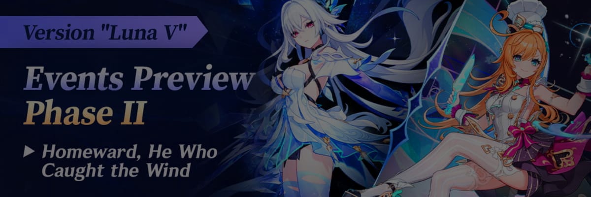 Genshin Impact Reveals Version “Luna V” Phase II Event Preview Featuring Exploration Rewards