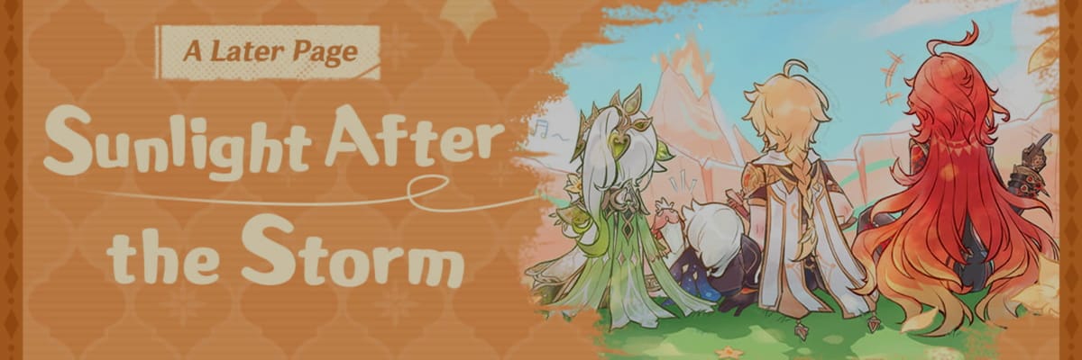 Genshin Impact Reveals Heartwarming “Sunlight After the Storm” Illustration as Heroes Finally Enjoy a Peaceful Moment