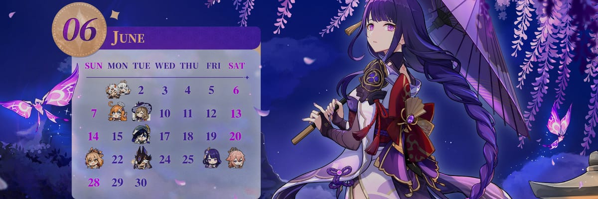 Genshin Impact lanza fondos de calendario de junio de 2026 y un evento de Protogemas gratis para Viajeros de todo el...