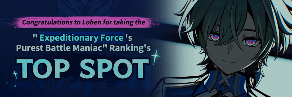 Lohen Tops the Mystery Expeditionary Force Ranking as Genshin Impact Fans Rally Around Mondstadt’s Wildest Frontliner