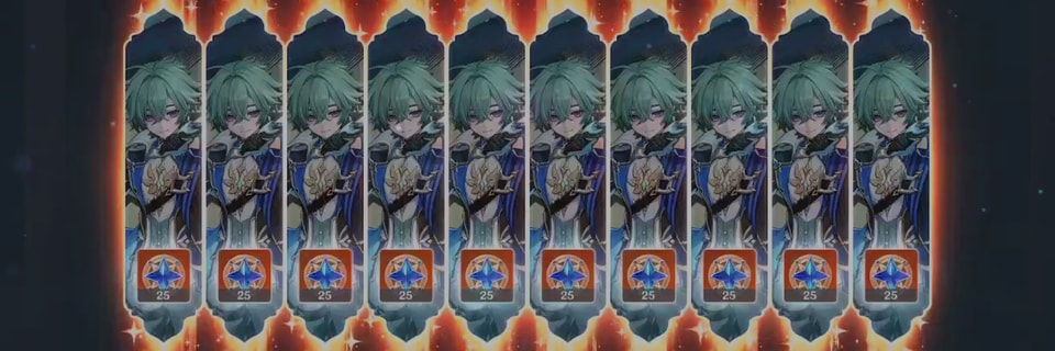 《原神》6.6测试版洛恩抽卡动画泄露，凸显精英骑士美学