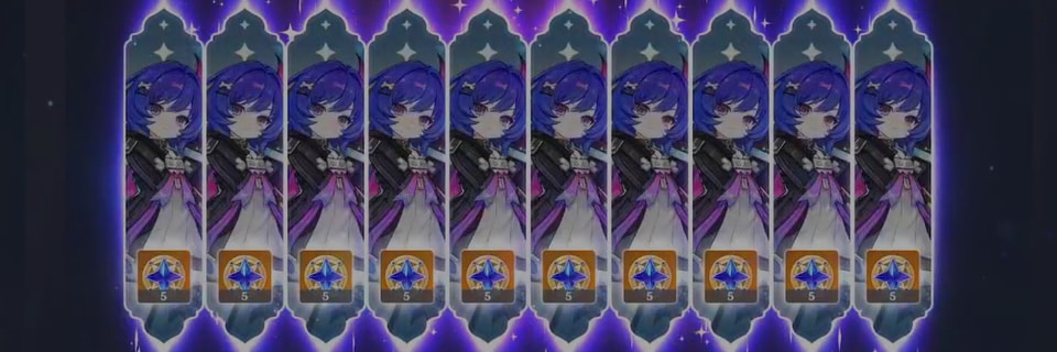 原神6.6版本测试服普润祈愿动画泄露，突出风元素赫克塞蕾视觉效果