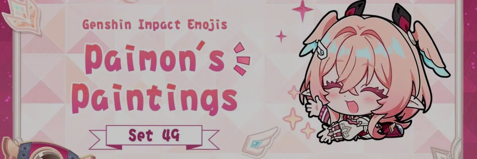 Genshin Impact lanza Paimon’s Paintings Set 49 con nuevos emojis chibi en HoYoLAB