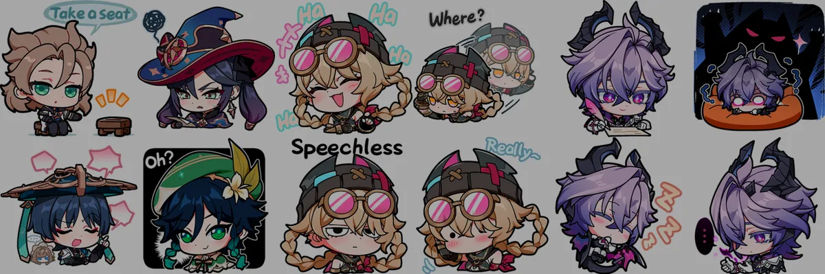 New Official Genshin Impact Chibi Collection Highlights Columbina, Alice, Nicole and Fan Favorite Characters