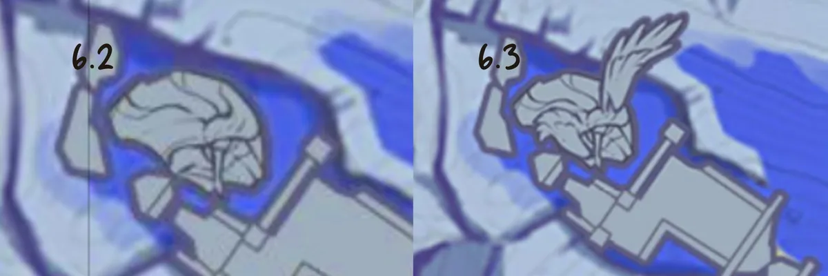 Genshin Impact 6.3 Leak Shows Columbina Statue Transformation With Wings Added to Map Model