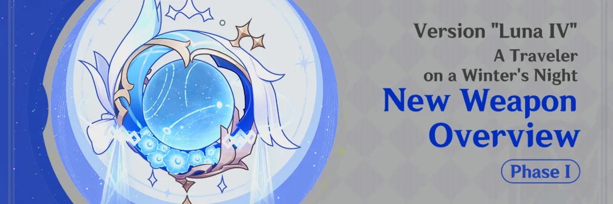 Genshin Impact Version “Luna IV” Reveals New 5-Star Catalyst Nocturne’s Curtain Call