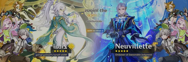 《原神》版本"Luna IV"第二期活动祈愿公布：紫白、那维莱特及全新专属武器