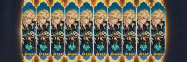 Filtración de Genshin Impact 6.4 Revela Animación Gacha de Varka y Nuevas Skins de Armas