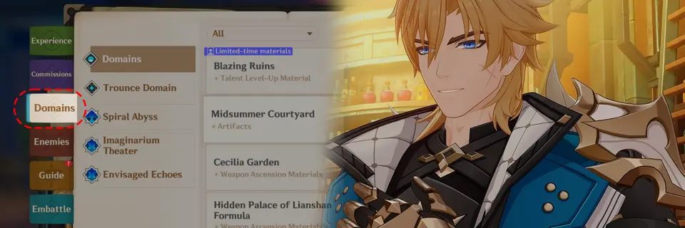 Genshin Impact 6.4 Quality of Life Leak Adds Adventurer’s Handbook Training Guide Under Domains