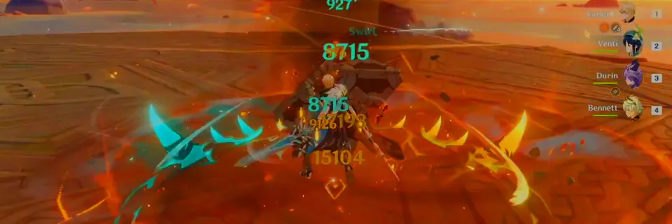 Genshin Impact 6.4 Leaks Reveal Varka Team Showcase Featuring Durin, Venti, and Bennett