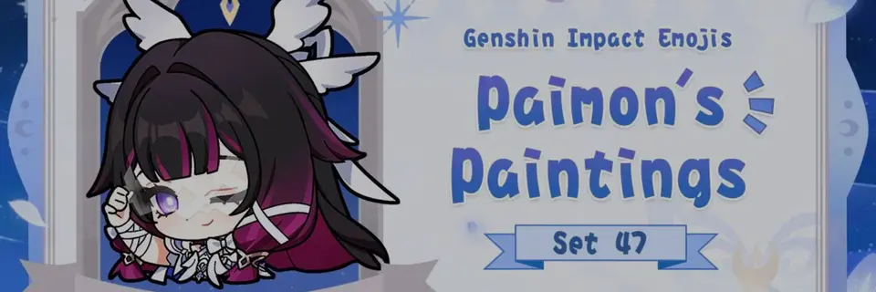Genshin Impact Releases Paimon’s Paintings Set 47 Emojis on HoYoLAB