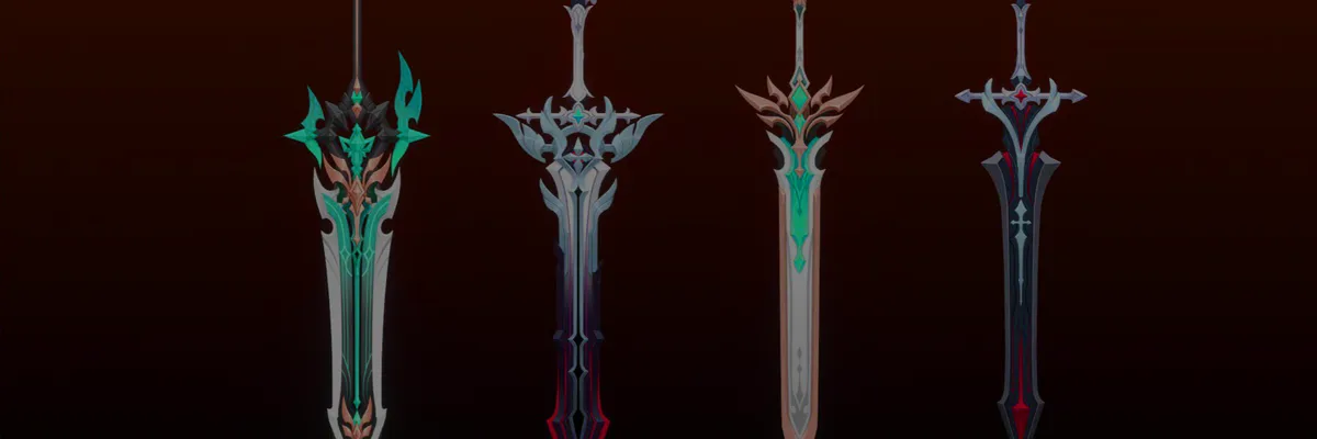 Filtración de Genshin Impact 6.4 Detalla Todas las Armas de Varka Incluyendo la Revelación de una Espada Única