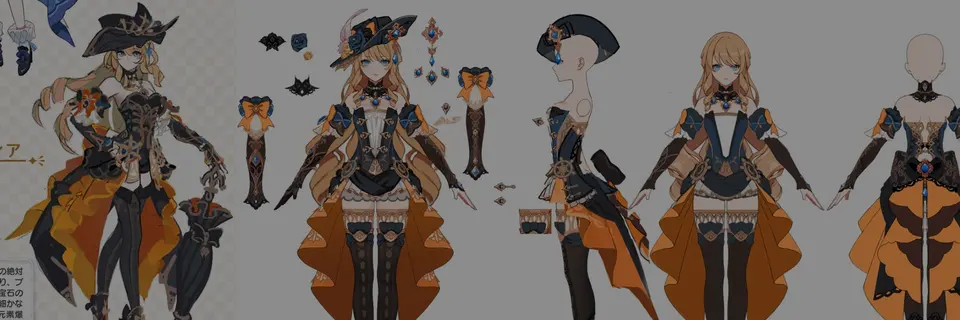 Genshin Impact Revela los Artes Conceptuales de Navia Mostrando la Creación de su Atuendo Característico