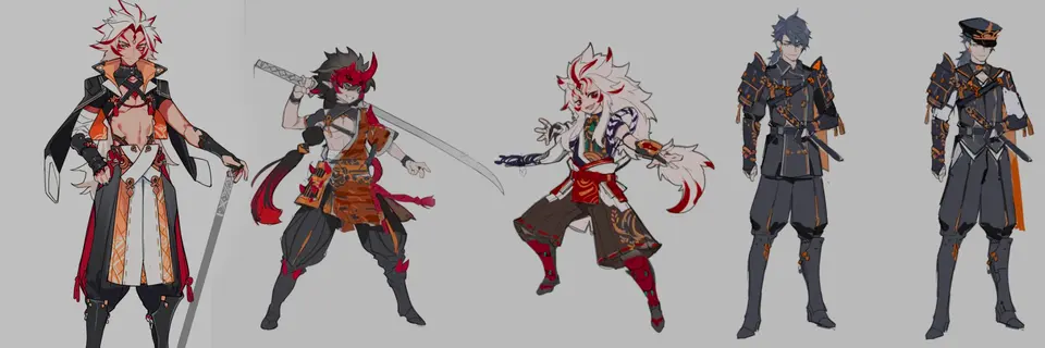 Genshin Impact Reveals Itto Concept Arts Showcasing the Creation of the Arataki Gang Leader
