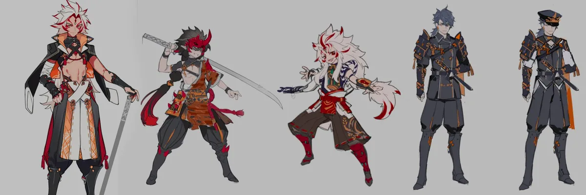 Genshin Impact Reveals Itto Concept Arts Showcasing the Creation of the Arataki Gang Leader