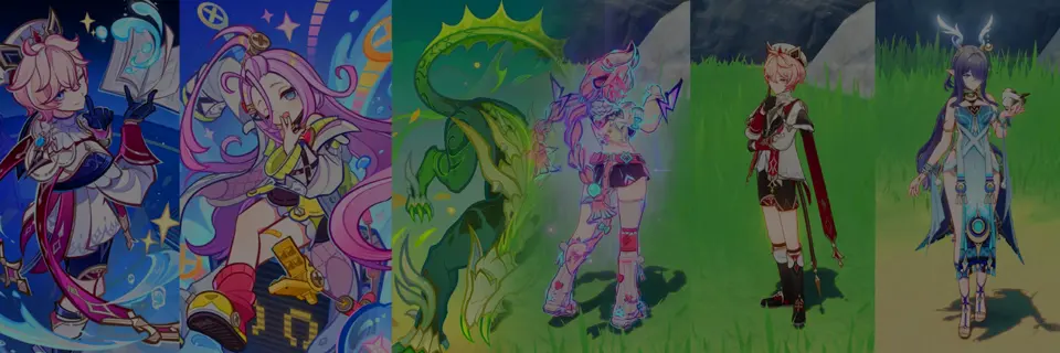 Genshin Impact 6.5: Nuevas Cartas TCG y Poses de Teatro Imaginario Filtradas