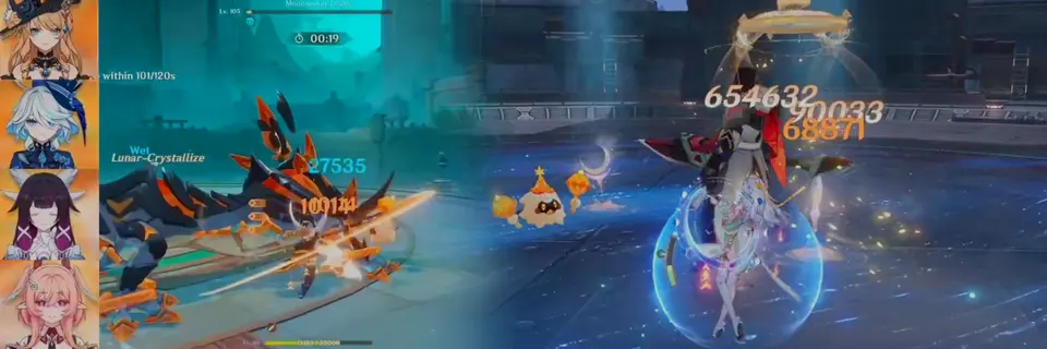 Genshin Impact 6.5 Linnea Gameplay Leak Reveals Team Showcases With Navia, Furina, Columbina, Zibai and Xilonen