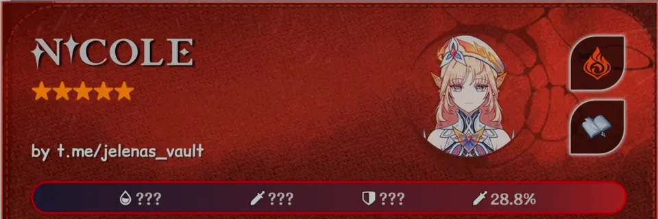 Genshin Impact 6.6 Leak Reveals Nicole Full Kit with ATK Buffs, Shielding, Quill Damage, and Hexerei Scaling