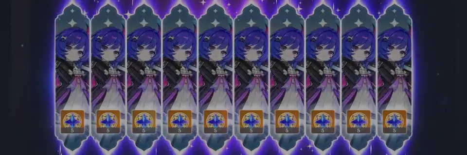 原神6.6版本测试服普润祈愿动画泄露，突出风元素赫克塞蕾视觉效果