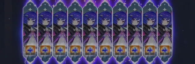 原神6.6版本测试服普润祈愿动画泄露，突出风元素赫克塞蕾视觉效果