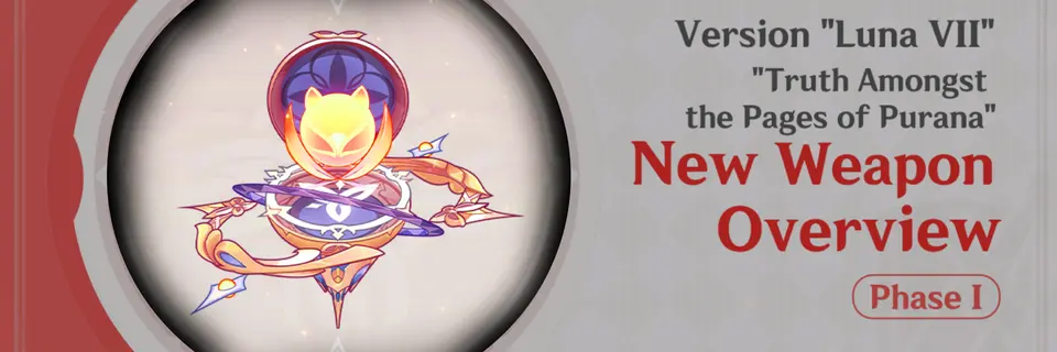 Genshin Impact Reveals New Catalyst “Angelos’ Heptades” for Version Luna VII Weapon Banner