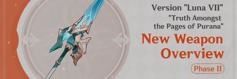 Genshin Impact Reveals New 5-Star Polearm “Disaster and Remorse” Ahead of Luna VII Phase II