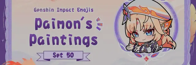 Genshin Impact lanza Pinturas de Paimon Set 50 con nuevos emojis de Lohen, Nicole, Prune y personajes favoritos