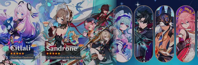 Genshin Impact Luna VIII Phase 1 Banners Officially Revealed With Sandrone, Citlali and New Lightrace Wish