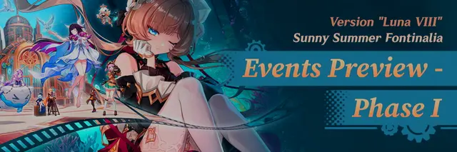 Genshin Impact Reveals Luna VIII Phase I Event Schedule Featuring Summer Festival, Moon Exploration and Exclusive...