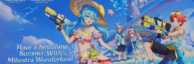 Genshin Impact Launches "Have a Smashing Summer With Miliastra Wonderland!" Web Event With Primogem Rewards