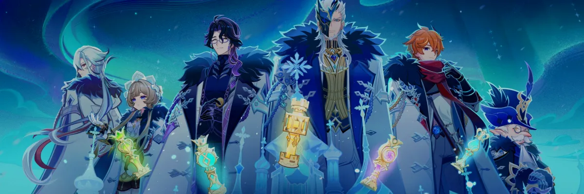 Genshin Impact "Snezhnaya Awaits" Web Event Goes Live. Official Harbinger Artwork, Quick Start Feature and Primogem...