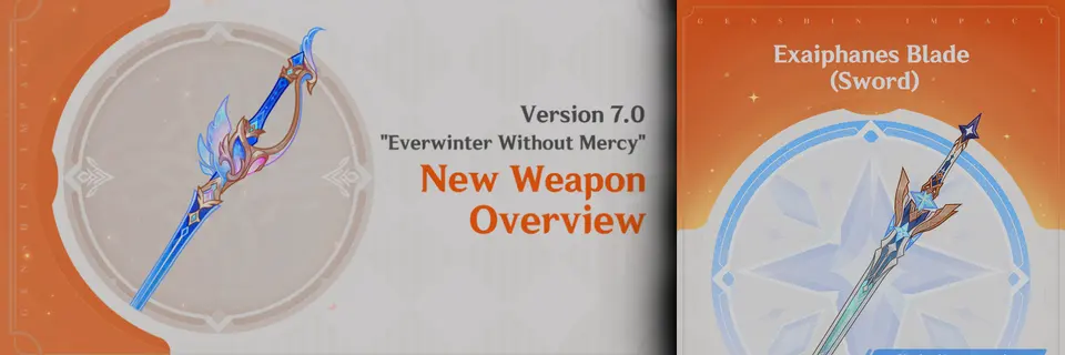 Genshin Impact Version 7.0 Reveals New Weapons, Whitelake Frostfeather Banner and More Equipment Coming With Snezhnaya