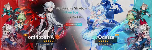 Genshin Impact Version 7.0 Phase I Banners Revealed. Odette, Arlecchino, Alyosha and New 5-Star Weapons Arrive