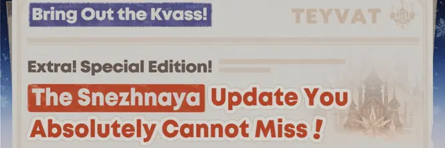 Genshin Impact Snezhnaya Update Gets a Special Newspaper Edition With New Story Clues