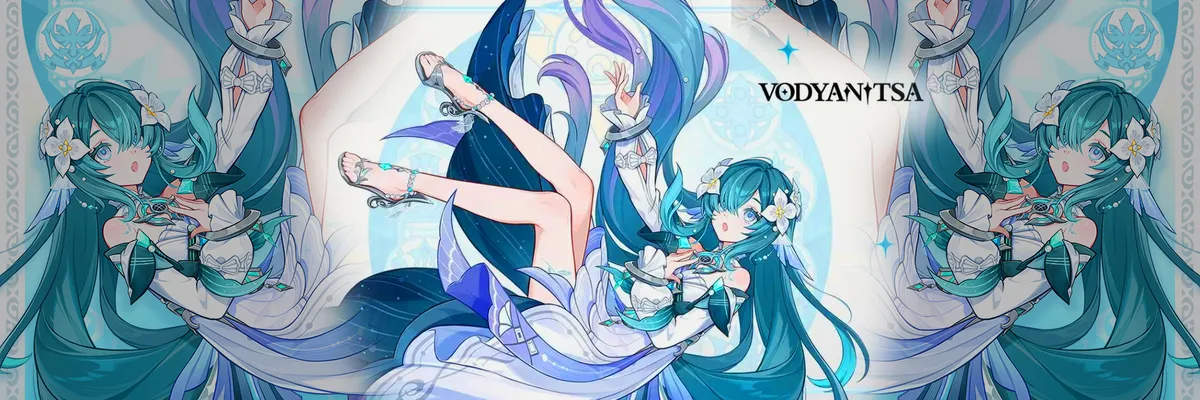 Genshin Impact Vodyanitsa Drip Marketing Reveals Her Mysterious Past as the Korolevskiy Troupe’s Prima Donna