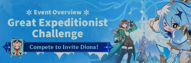 Genshin Impact “Great Expeditionist Challenge” Lets Players Invite Diona for Free
