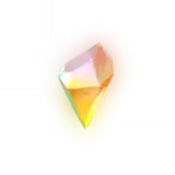 Trozo de diamante brillante
