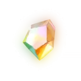 Fragmento de diamante brillante