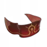Trimmed Red Silk